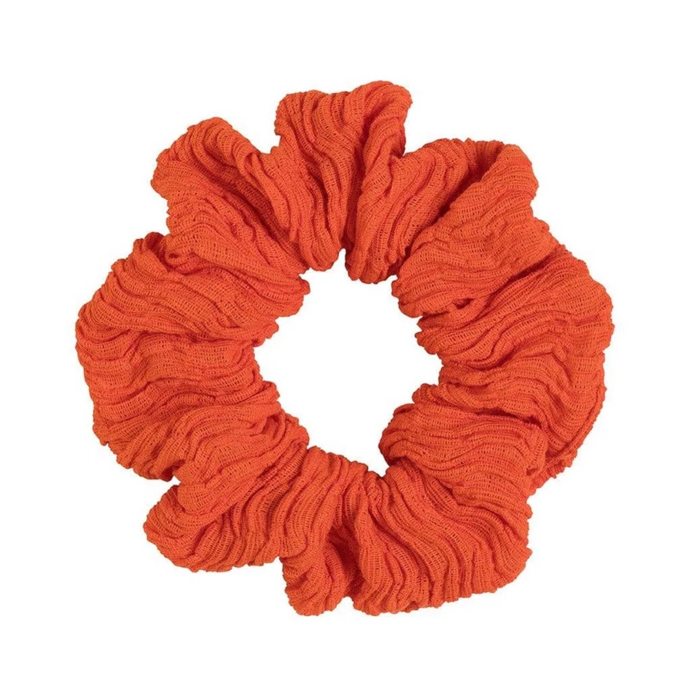 Montce Orange Tangerine Chunky Scrunchie
